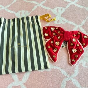 Lele Sadoughi Valentine’s Bow Hair Clip